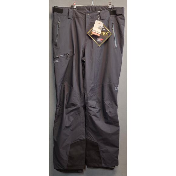 Marmot Gore-Tex Mens Snow Ski Hiking Pants XL Waterproof Windproof Lined Adjust - Picture 1 of 16